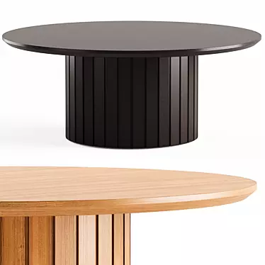 Elegant Benedict Coffee Table, V.2014 3D model image 1 