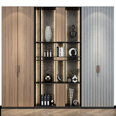 Custom-Made 3D Wardrobe Set 3D model image 1 