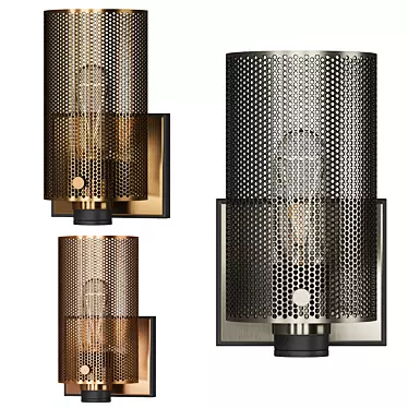 Modern Troy Lighting Wall Sconce 3D model image 1 