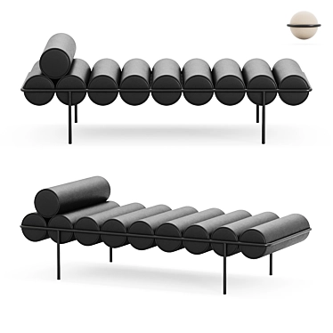 Kordus Daybed: Modern Raak Design 3D model image 1 