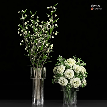 2015 Flower Model Kit 6 3D model image 1 