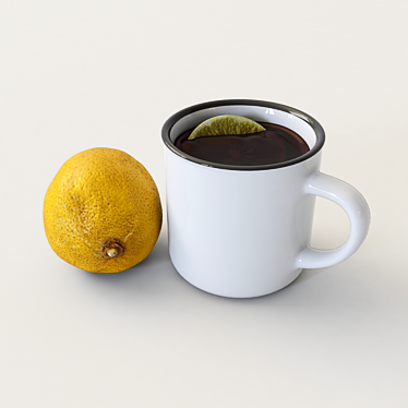 Lemon Tea Mug 3D model image 1 