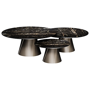 Modern Ceramic Coffee Table 3D model image 1 