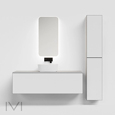 Modern Minimalist Furniture Collection 3D model image 1 