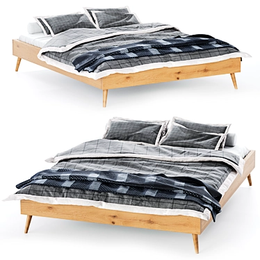 Modern La Redoute Jimi Bed 3D model image 1 