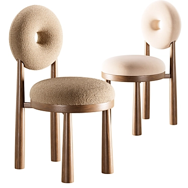 Modern Minimalist BABA Chair 3D model image 1 