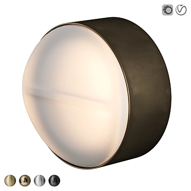 Outdoor Wall Lamp Articolo Occhi 3D model image 1 