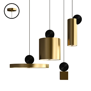 Modern Sheen Design Lamp 3D model image 1 