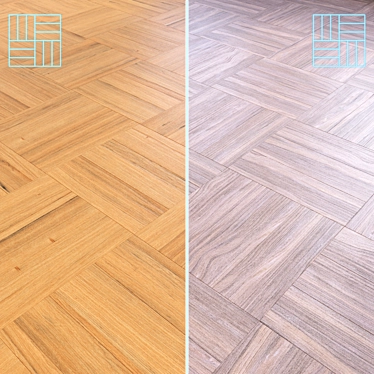 High-Quality Wooden Floor Model 3D model image 1 