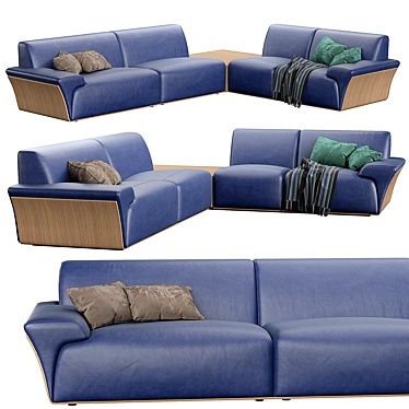 Blossoming Comfort Sofa: Fiordiloto Collection 3D model image 1 
