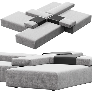 Modular Luca Nichetto Sofa Design 3D model image 1 