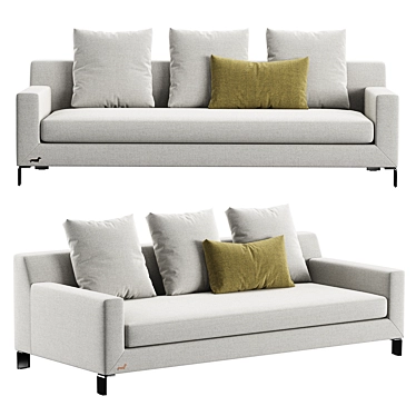 NAPOLI Sofaclub Sofa Set 3D model image 1 