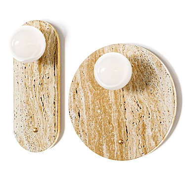 Sleek Stian Wall Lamp 3D model image 1 