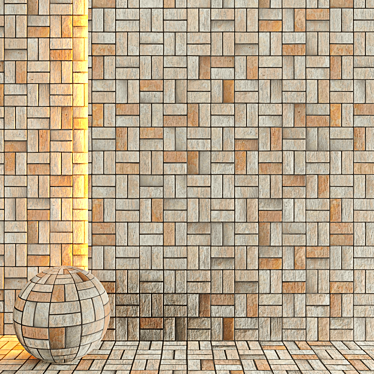 AY_Brick PBR Seamless Texture 3D model image 1 