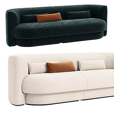 Ultimate Comfort Nege Sofa 3D model image 1 