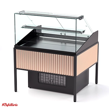 Neutral Closed Display Case (Moon Light Series) 3D model image 1 