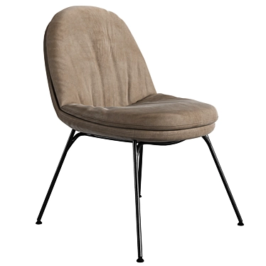 Elegant Curtis Designer Chair 3D model image 1 