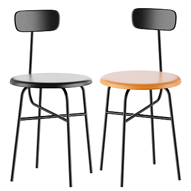 Modern Afteroom Upholstered Dining Chair 3D model image 1 