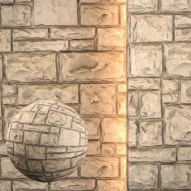 Sleek Stone Texture Pack 3D model image 1 