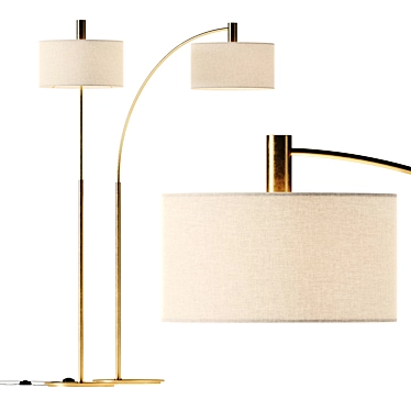 Gricia Metal Fabric Decor Oxenluce 3D model image 1 