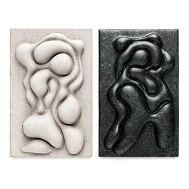 Baas Figurative Metal Wall Relief 3D model image 1 