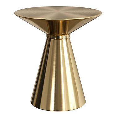 Sleek AGATA Side Table 3D model image 1 