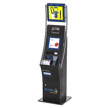 Compact Flash ATM Terminal 3D model image 1 