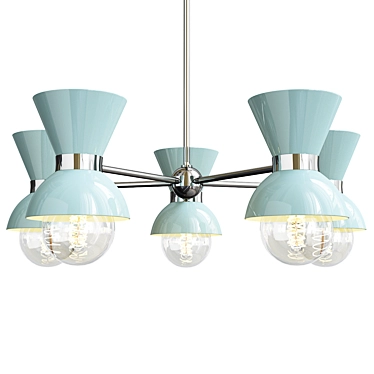 Elegant Mitzi Gillian Chandelier 3D model image 1 