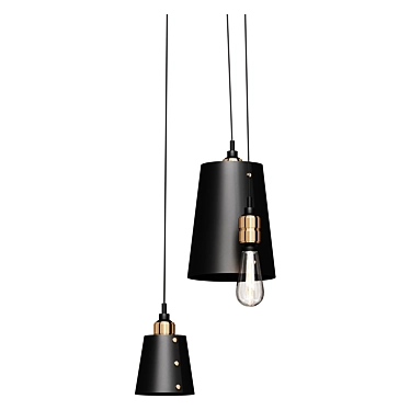 Hooked Cascade Pendant Light 3D model image 1 