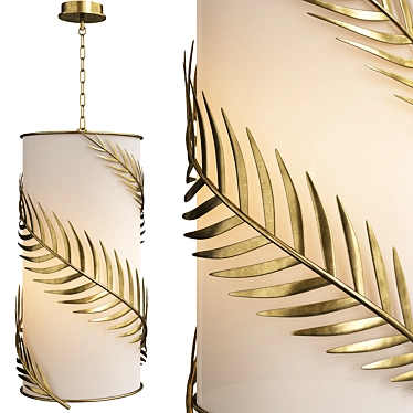 Exquisite Aviva Stanoff Palm Pendant 3D model image 1 