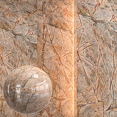 HIGH-RES TEXTURED MATERIALS, 4K TRANSLUCENT BOULDER 3D model image 1 