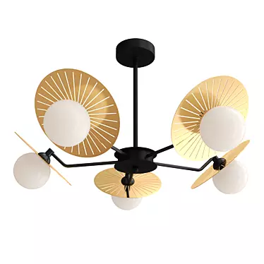 Sunflower Chandelier 70cm Diameter 3D model image 1 