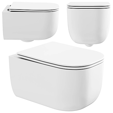 Ceramica Nova NOEL Rimless Toilet 3D model image 1 