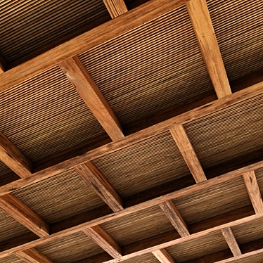 Smooth Ceiling Beam 3D Model 3D model image 1 