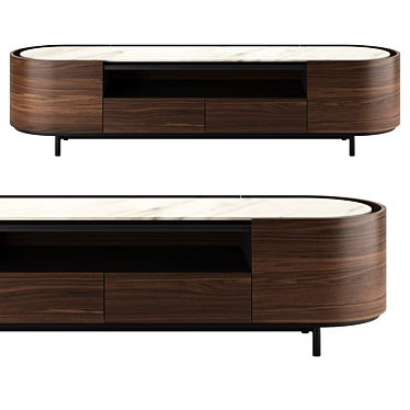  Modern Italian Design Sideboard by Calligaris 3D model image 1 