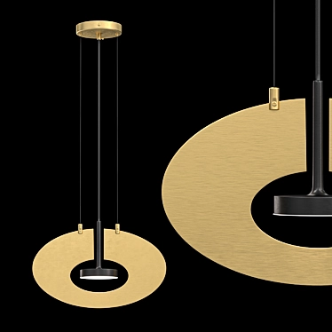  Modern Elegant Ingara Chandelier 3D model image 1 