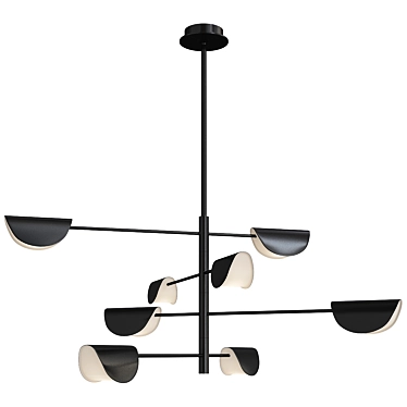 Designer Wall Art Sculpture 3D model image 1 