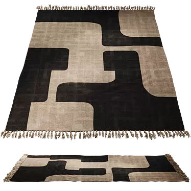 Triba Cotton Rug by La Redoute 3D model image 1 