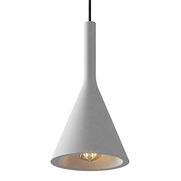 Modern Cement Leo Pendant Light 3D model image 1 