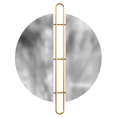 Classic Stagner Wall Mirror 3D model image 1 