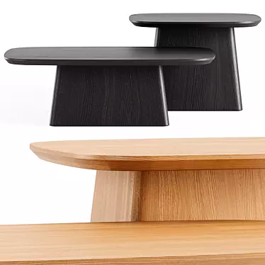 Elegant NITA Coffee Tables Set 3D model image 1 