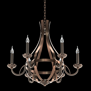 2020 KINK Light 4035/6 Chandelier 3D model image 1 