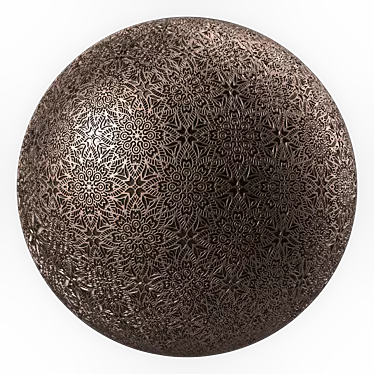 Ornament Metal Panels | Seamless Texture 3D model image 1 