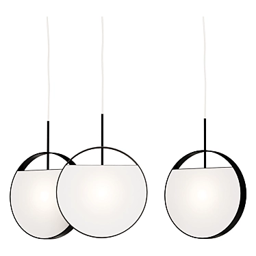 Luna Pendant Chandelier Light Fixture 3D model image 1 