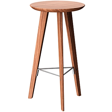  Zanotta Ido Bar Stool 3D model image 1 