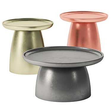 Metal Mushroom Nordic Sculptures 3D model image 1 