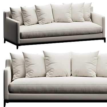 Modern Collaroy Scatter Back Sofa 3D model image 1 