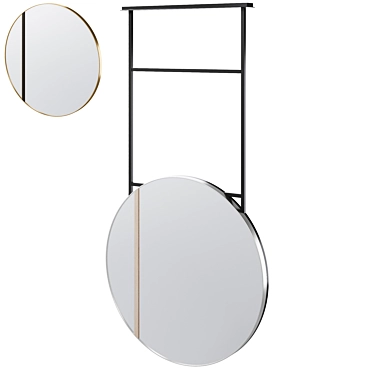  Contemporary KYIV Mirror by Frato 3D model image 1 