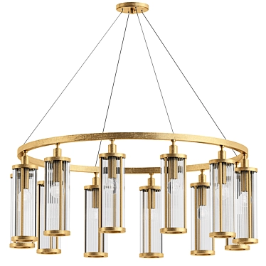 Elegant Marley Pendant Light 3D model image 1 