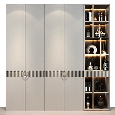 Custom-Made 3D Furniture Composition 3D model image 1 